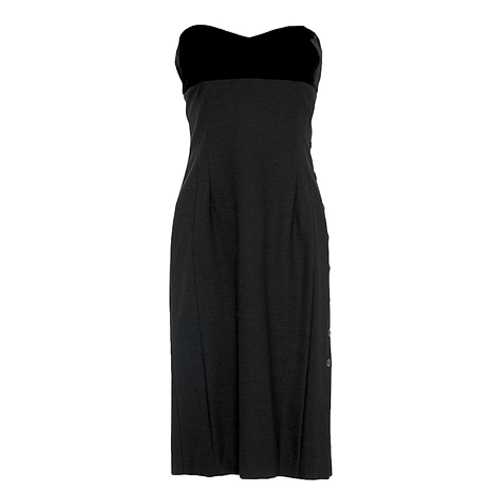 Valentino Classic Black Strapless Dress